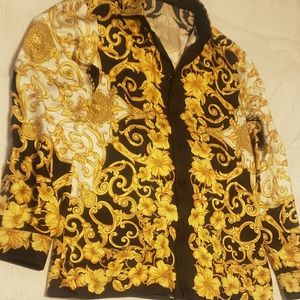 Men's Versace Silk Shirt.